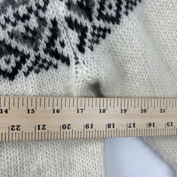 Icewear Iceland XS zip up Cardigan Sweater Icelandic Wool White Comfort Warm - Picture 4 of 16
